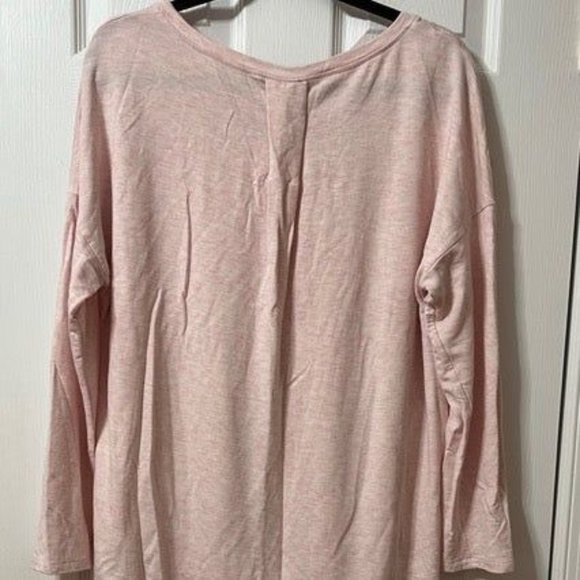 Premise  Sz XL Heather Pink Long Sleeve Top - Picture 8 of 9